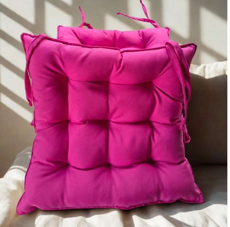 Almohadones 9 puntos para sillas con tiras.